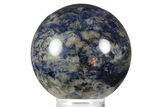 Deep Blue, Polished Sodalite Sphere #241717-1